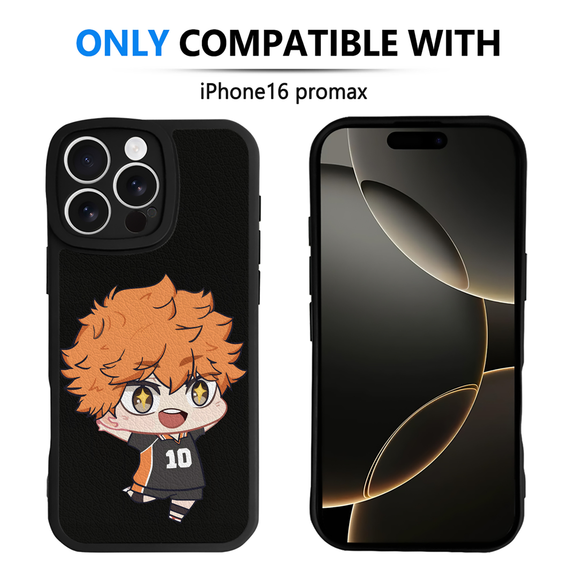 （画像用） ハイキュー!! Haikyu!! 【iPhone 16シリーズ対応】シリコンスマホケース（レザー調） 材質：シリコン